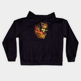 Fire Demon Kids Hoodie